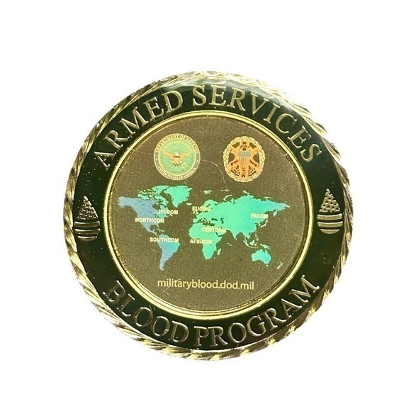 Other - Armed Services Blood Program Challenge Coin Medallion - US Military Ephemera